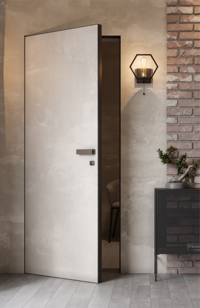 INVISIBLE дверь внешнего открывания с черной кромкой INVISIBLE дверь внешнего открывания с черной кромкой